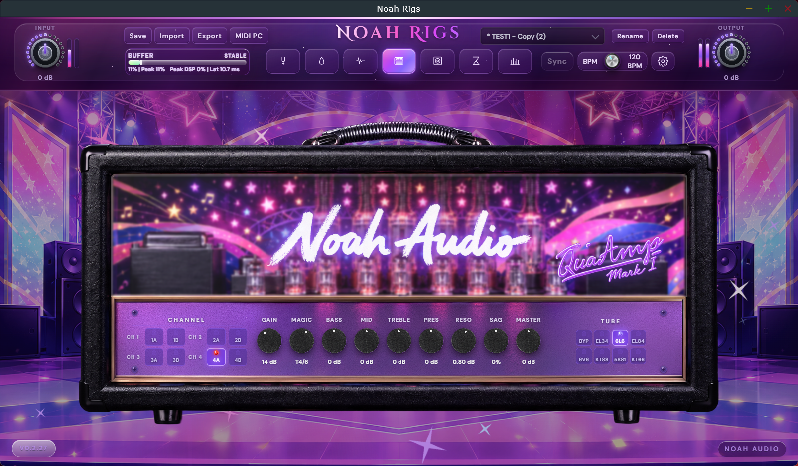 Noah Rigs – amp and cabinet combo overview